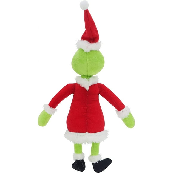 Jouets en Peluche de Noël Monstre Vert, pour Garçons et Filles, Décorations de Noël (Gris de Noël) Meilleur Cadeau pour Amis Enfants Adultes Cadeaux d'Anniversaire