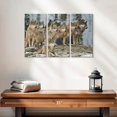 thumbnail image 2 of Elephant Stock Wild Wolf Pack Wall Art - Horizontal Multi Panel Canvas - Living Room Wall Decor - Animal Multi Panel - Beige And Brown Decor - 23" x 14", 2 of 4