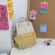 thumbnail image 4 of Fiudx Mochila a Juego, Diseño Moderno En Tonos Pastel, Interior Espacioso, Correas Acolchadas Ajustables, Elegante y Práctica, Ideal para Uso Escolar, Versátil para Estudiantes, Tamaño 30 X 40 X 5 Cm, 4 of 4