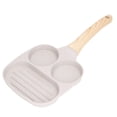 thumbnail image 4 of Pancake Pan, Even Heating Comfortable Handle Egg Frying Pan Stick Proof Aluminum Alloy  For Breakfast 3 Cups, 4 of 8