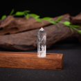 thumbnail image 5 of Luckeeper Varitas de cristal curativo de 2.0 in, varita de cristal de cuarzo transparente, 6 facetas, terapia de meditación Reiki Chakra, 4 unidades, 5 of 5