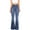 Sky Blue#3, variant on Brilliant Jeans for Women Fashion Ladys High Waisted Lacing Stretch Wide Leg Jeans Bell-Bottomed Pants Clearance Clothes under $5.00