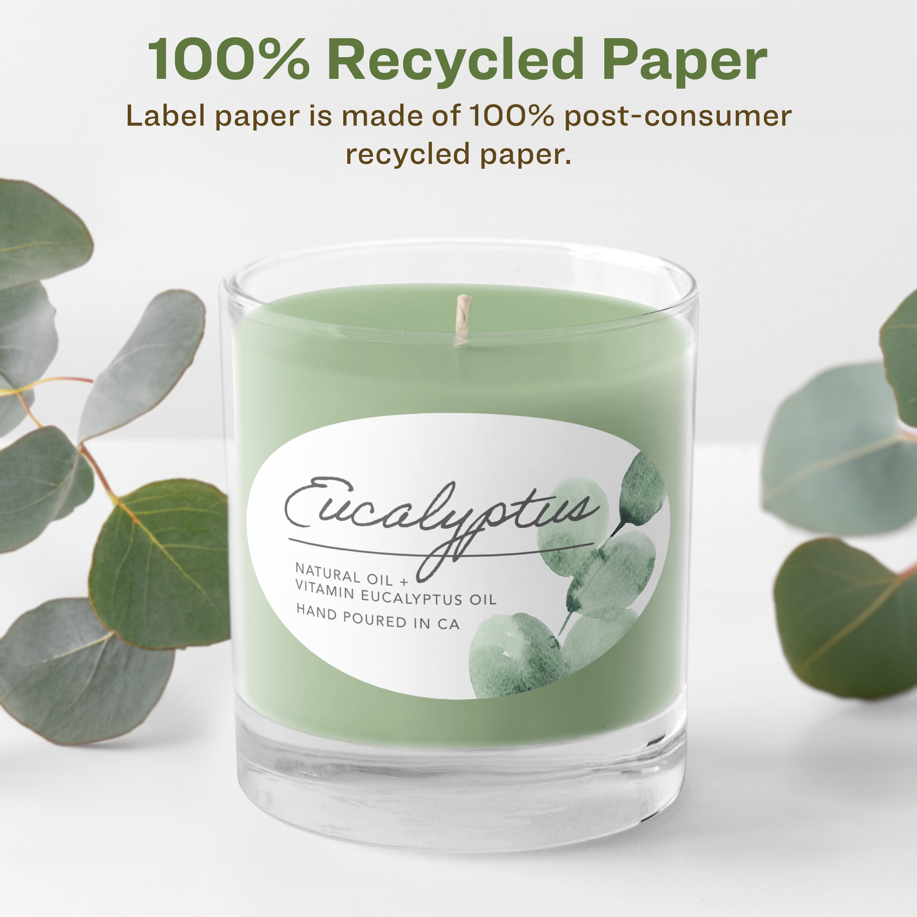 Avery EcoFriendly Oval Labels, 4" x 6", 100ct