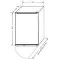 thumbnail image 3 of Impecca RC-1335SL 3.3 cu. ft. Compact Refrigerator, Stainless Look, 3 of 4