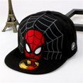 thumbnail image 1 of Gorra de béisbol para niños de Disney, sombrero de visera plana de dibujos animados de héroe de Anime, regalos de Marvel de Spider-Man de Hip Hop para niños, novedad de primavera y otoño hola suerte  unisex, 1 of 2