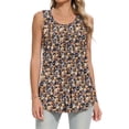 thumbnail image 5 of Bovemsi Camisole Tops for Women Tank New Summer Sleeveless Blouses Crew Neck Shirts Printed Casual Vest Basic Tanks, 5 of 6