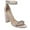 Champagne, variant on Jewel Badgley Mischka Mayra Ankle Strap Evening Shoe