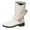 White, variant on Boots for Women,Stylish Women Mid Calf Boots Heel Sleeve Design Casual Comfort Plus Size Footwear For Everyday Wear,Knee High Boots Women,Hot Pink,9