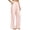 Pink, variant on SEMPAI Women's Striped Wide Leg Pants Baggy Elastic Waist Lounge Pants Flowy Palazzo Trousers with Pockets Casual Fall Winter Outfits for Beach Vacation Blue L