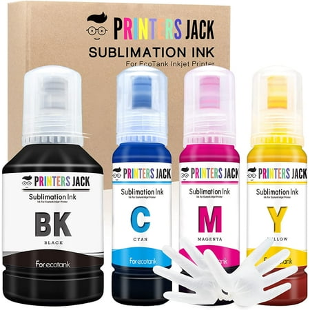 440ml Sublimation Ink Refill Bottles for Epson EcoTank Supertank Printer ET-2720, ET-15000, ET-4700, ET-2760, ET-3760, ET-4760, ET-2700, ET-2750, ET-4750, L3110, L3150