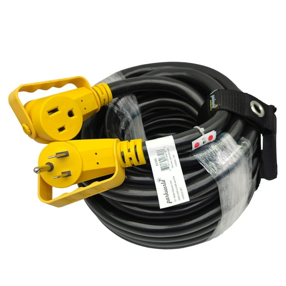 Parkworld 66266 NEMA 6-50 Extension Cord for Welder and EV Charger, 3-Prong, 50 AMP, 250 Volts, 12500 Watts (50FT)