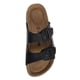 thumbnail image 5 of cUSHIONAIRE Sandalia con plantilla de corcho Lane para mujer con comodidad NEGRO OILY 7, 5 of 5