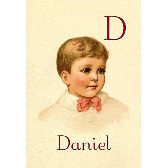 D for Daniel-Fine Art Canvas Print (20" x 30")