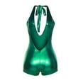 thumbnail image 4 of REALiKUN Bodysuit Halter Neck 70s/80s One Piece Rave Club Wear Bathing Suits Backless Club Outfit, 4 of 8