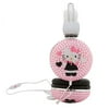 White Bling Headphones