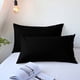 thumbnail image 1 of Body Pillowcase for Hot Sleepers | Velvet Soft Breathable Polyester | Full-Length Cooling Design | 48x74cm | 2-Pack | All Season Comfort | Black White Blue Green Yellow Coffee Khaki, 1 of 6