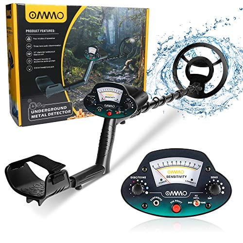 OMMO Metal Detector for Adults Waterproof Metal Finder Detector Outdoor High 