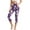 Purple-Ghost Bat Pumpkin, variant on HELLHERO Cow Print Women Capri Leggings with Pockets Athletic Yoga Pants High Waisted Workout Leggings with Pockets, L