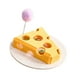 thumbnail image 4 of Juguete de queso para gatos, bola de campana, caja de entretenimiento, juguete interactivo creativo estable, queso para gatos para el hogar, regalo Amarillo, 4 of 10