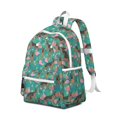 thumbnail image 2 of German Shepherd Dog and Flower Backpack for School,Cute School Bag,Schoolbag with Adjustable Shoulder Straps & Padded Back,13.4"x11"x4.7", 2 of 6