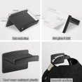 thumbnail image 3 of Hat Rack Hat Hangers for Wall 15Pcs Hat Organizer,Hat Racks for Baseball Caps,No Drilling Hat Hooks Black, 3 of 5