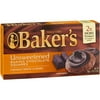 Baker's Unsweetened Chocolate Squares 8 oz Box