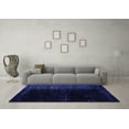 thumbnail image 3 of Ahgly Company Indoor Rectangle Abstract Purple Modern Area Rugs, 3' x 5', 3 of 4