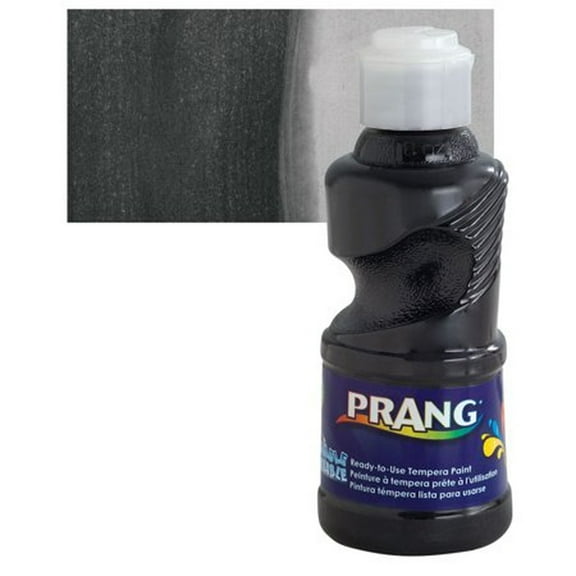 Prang Ready-to-Use Washable Tempera Paints - Black (Pack of 3)