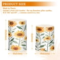 thumbnail image 6 of Yayeee Flameless Candles with Remote Flickering Battery Operated Multi Color Changing, Sunflowers and Leaves Pattern, 6 of 7