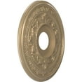 thumbnail image 2 of Ekena Millwork 16"OD x 3 1/2"ID x 1"P Baltimore Thermoformed PVC Ceiling Medallion (Fits Canopies up to 6 1/2"), Universal Metallic Champagne Mist, 2 of 5