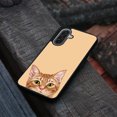 thumbnail image 4 of WIRESTER Shockproof Soft Rubber Cover Case for Samsung Galaxy A17 5G 6.7" 2025, Animal Orange Tabby Kitten Cat On Sunset Background, 4 of 5