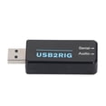 thumbnail image 1 of USB Sound Adapter, 4 PIN External Sound Card Adapter PTT Control Integrated Sound and Control Interface  for Radio Station, 1 of 7