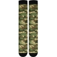 thumbnail image 7 of FREEAMG 1 Pair Military Green Camo Compression Socks 20-30mmHg Knee High Women Socks Tube Athletic Stockings for Men Sport Soccer Running Cycling Medical Nurse Winter Travel, 7 of 7