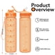 thumbnail image 2 of Botellas De Agua Hyeta De 32 Oz Con Pajita: Manténgase Motivado E Hidratado Con Horarios Convenientes Para Beber Marcas Duraderas A Prueba De Fugas, 2 of 5
