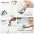 thumbnail image 2 of Momcozy Breast Milk Pitcher, Resistant to Heat and Cold Abrupt Temp Swings, No Leak Glass Breast Milk Fridge Storage, Breastfeeding Essentials Gray, 2 of 6