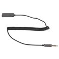 thumbnail image 1 of Cable adaptador auxiliar Bluetooth estéreo HiFi compatible con llamadas manos libres, receptor inalámbrico de 3,5 mm en espiral para coche con micrófono incorporado, 1 of 14