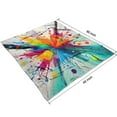 thumbnail image 4 of Colorful Radial Paint Burst Blanket,Comfortable Soft Flannel Throw Blanket,All Season,Warm Lightweight Blankets for Sofa Bed Couch Living Room Chair,50"x60", 4 of 4
