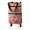 Pink, variant on HONGLIN Foldable Wheeled Bag, 23L Rolling Grocery Cart with Silent Detachable Wheels, Reusable Shopping Tote for Supermarket Vegetables, 6.1 Gallon