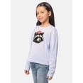 thumbnail image 5 of Ozark Trail Girl's Graphic Long Sleeve Tee, Sizes 4-18 & Plus, 5 of 7