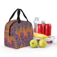 thumbnail image 4 of Disketp Lavender Flowers Lunch Bag for Women Men, Leakproof Thermal Cooler Sack Food Handbags Case High Capacity forTravel Work School Picnic, 4 of 5