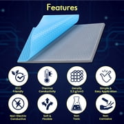 Gelid Solutions GP-Ultimate 15W- وسادة حرارية 90x50x0.5mm. توصيل حرارة ممتاز ، حشو الفجوة المثالي. سهولة التثبيت.