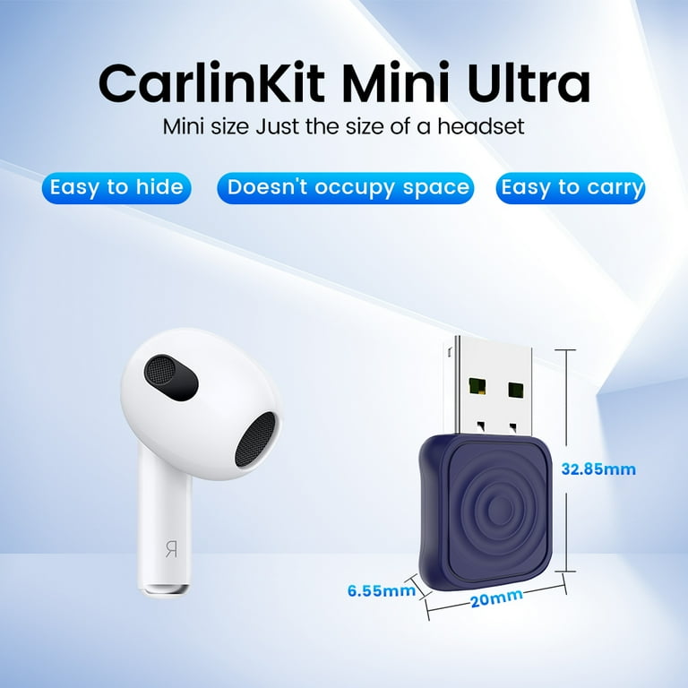 Ultra Cube draadloze CarPlay & Android Auto adapter - PRIMO NL