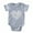 Heather Gray, variant on CafePress - Skullheart - Cute Infant Baby Football Bodysuit