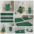 thumbnail image 3 of Nestl 23 Piece Bathroom Accessory Gift Set, Bathroom Shower Curtain Set, And Bath Rug Set, Hunter Green, 3 of 8