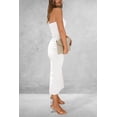 thumbnail image 2 of Vestido PRETTYGARDEN Strapless Bodycon Maxi Blanco XS, 2 of 7