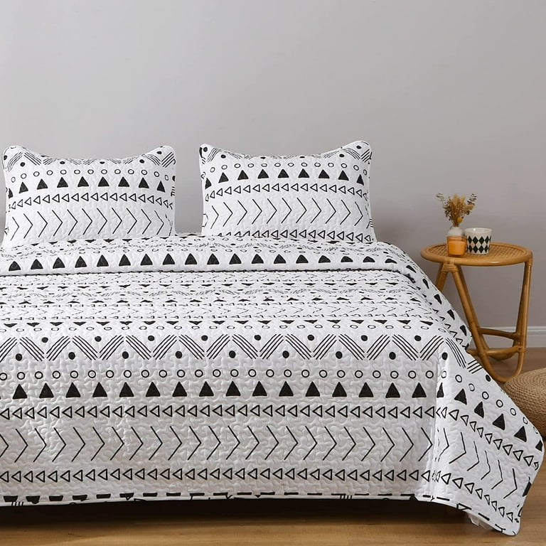 Black and white twin blanket hotsell