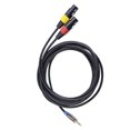 thumbnail image 1 of Monstrate Cables de Audio, adaptador de reducción de ruido resistente al desgaste, convertidor divisor de auriculares, tarjeta de sonido para micrófono, Cables de audio/vídeo, 1 of 6