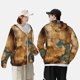 thumbnail image 4 of Balery Antique Map Adventure Scene Sudadera ligera de manga larga con capucha y protección solar UPF 50+ para hombre y mujer, ideal para pesca y running-Medium, 4 of 7