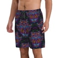 thumbnail image 2 of Logiee Paisley And Owls Print Mens Swim Trunks Quick Dry Board Shorts,Breathable Hawaii Beach Shorts Swimwear Bathing Suits-Medium, 2 of 6