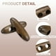 thumbnail image 3 of 50 piezas de botones de madera con toggle, botones de madera en forma de oliva de 50 mm/2 pulgadas con doble agujero para costura DIY de abrigos, marrón, 3 of 7